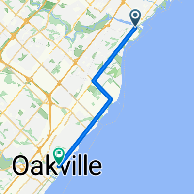 Lakeshore Road West to Lakeshore Road East