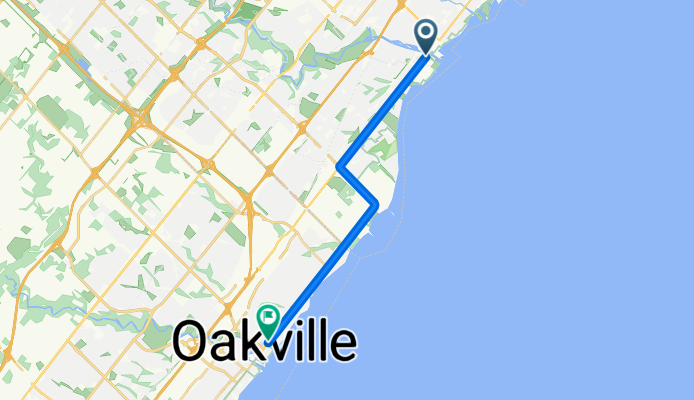 Lakeshore Road West to Lakeshore Road East