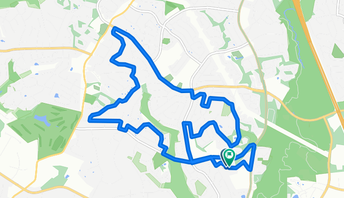 Inverness Ridge Rd, Potomac to Inverness Ridge Rd, Potomac