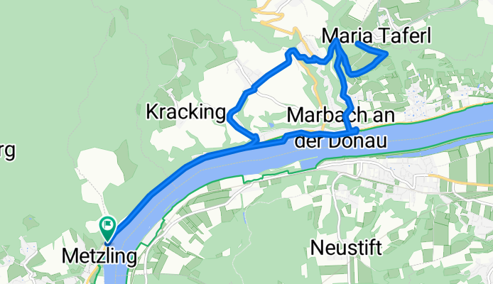 Wachaustraße nach Wachaustraße