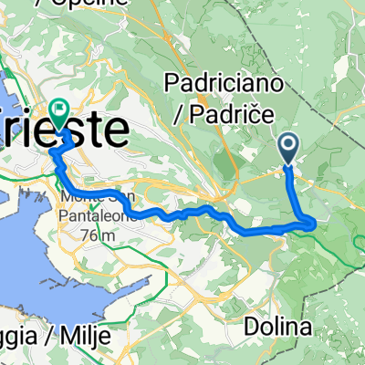 Route from Strada Provinciale