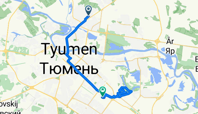 улица Доронина, Тюмень до улица Республики, Тюмень
