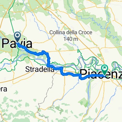 Via Stefano Breventano, Pavia to Piazza de' Cavalli, Piacenza