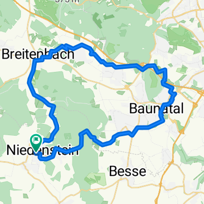 Niedenstein, Baunatal, Hoof und zurück
