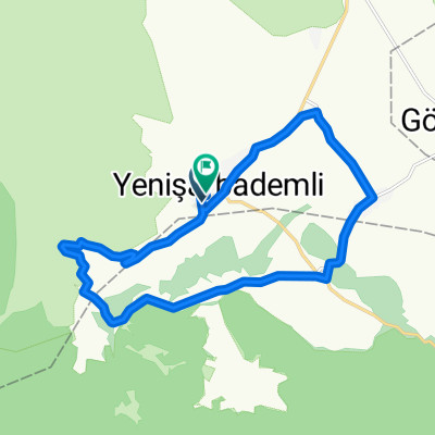Metehan Sk., Yenişarbademli to Cumhuriyet Cd., Yenişarbademli
