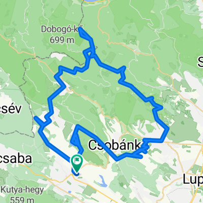 Prédikálószék, Lajos-forrás és Kő hegy 60k