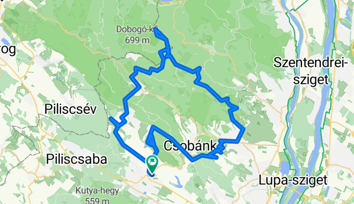 Prédikálószék, Lajos-forrás és Kő hegy 60k