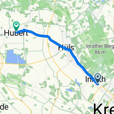 Inrather Straße nach Hohenzollernplatz