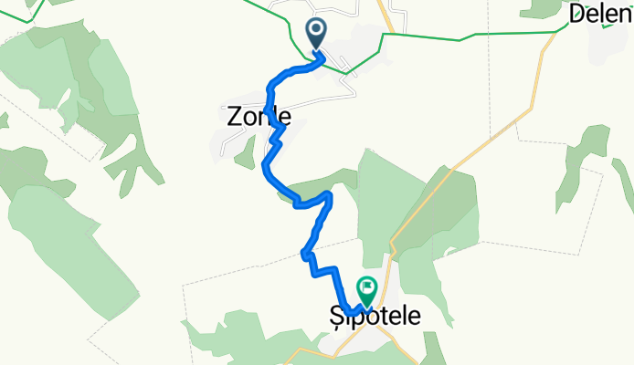 Strada Cetății, Adamclisi to Strada Traian, Deleni