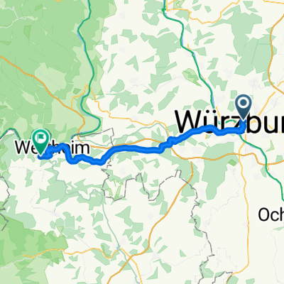 Würzburg Bhf nach Vockenrot