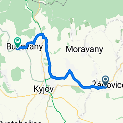 Žádovice do Bukovany