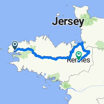 Brest vers Mont St Michel puis Rennes