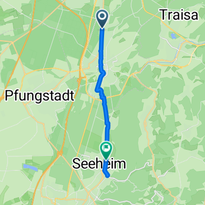 Heidelberger Landstrasse 46A nach Wilhelm-Leuschner-Straße