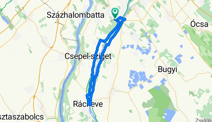 Rózsa utca, Szigethalom to Százszorszép utca, Szigethalom