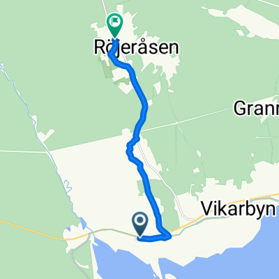 Lillövägen, Vikarbyn naar Tammeråsvägen, Vikarbyn