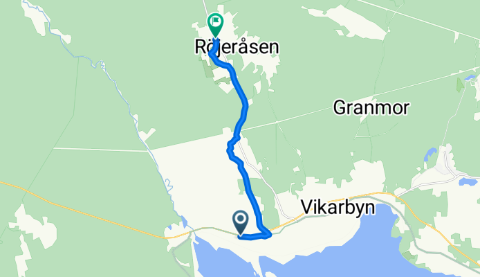 Lillövägen, Vikarbyn naar Tammeråsvägen, Vikarbyn