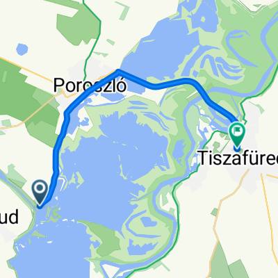 Újlőrincfalva - Húszöles út, Tiszafüred