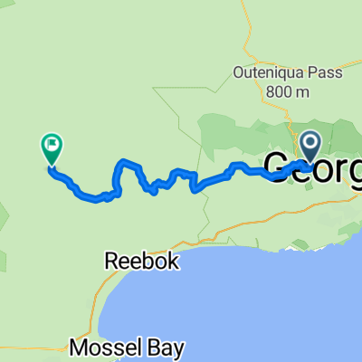 Route from Erica Road