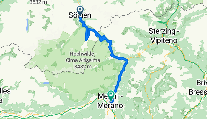 Alpenrundfahrt 09 a E4: Sölden - Meran
