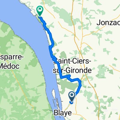 Route des Châteaux to Cottages and farm camping: LA GRAVELLE