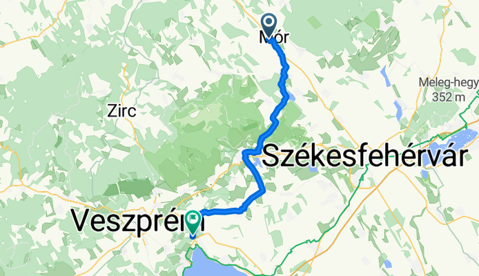 Mór - Balatonfűzfő - földes nélkül