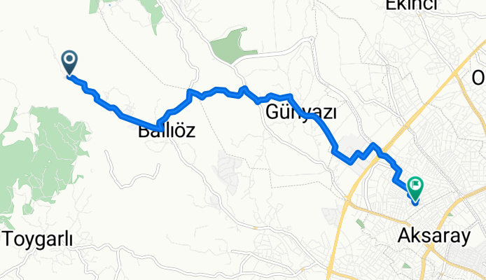 İsimsiz Yol to Baybars Caddesi 30-1