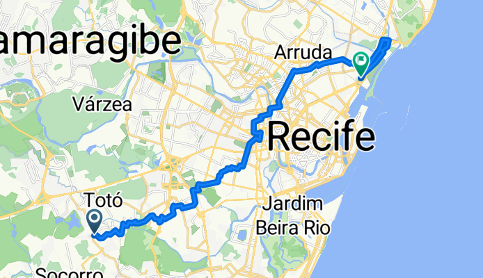 De Travessa Primeira Murilo Braga a Avenida Governador Agamenon Magalhaes Trec Final Reci