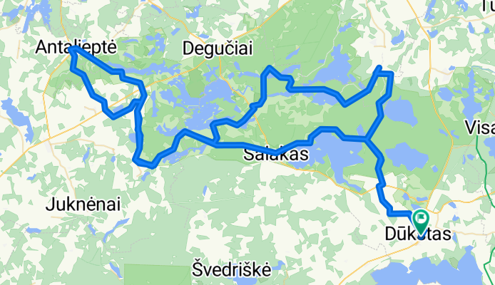 Dūkštos. Gražutės RP. Antalieptė