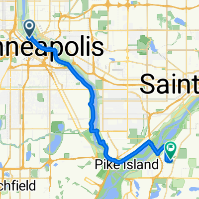 N First St, Minneapolis to Evergreen Knolls, Mendota Heights
