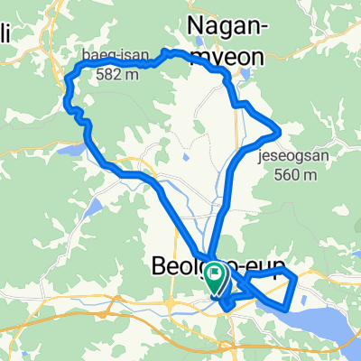 Beolgyo-eup 100-9 to Beolgyo-eup 100-9