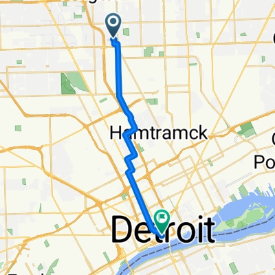 East Elza Avenue to Woodward Avenue
