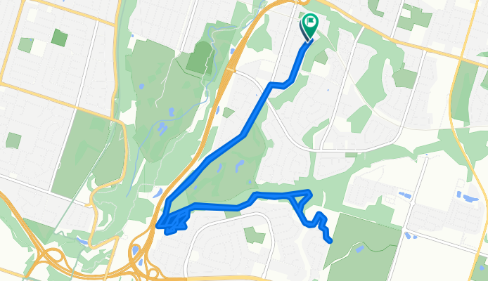 Montmorency Drive to Montmorency Drive