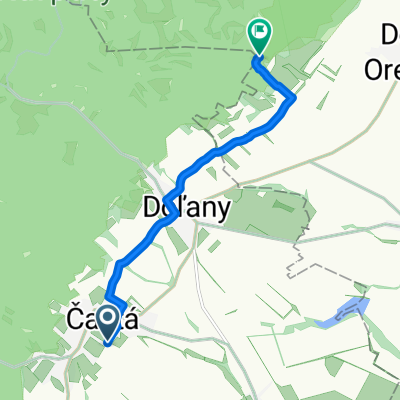 Fándlyho do Dolné Orešany