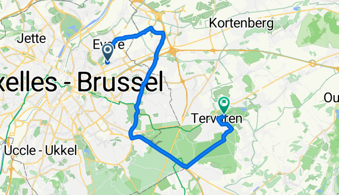 Rue de Genève, Evere à Tervuren