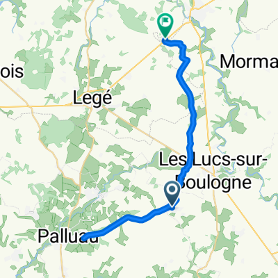 Rue Jousbert de la Cour, Beaufou à La Chaussée, Rocheservière