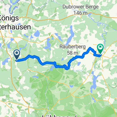 Groß Köris - Alt Schadow - Beeskow