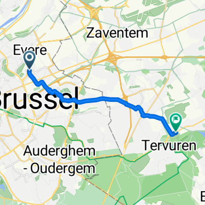 Rue de Genève, Evere à Tervuren