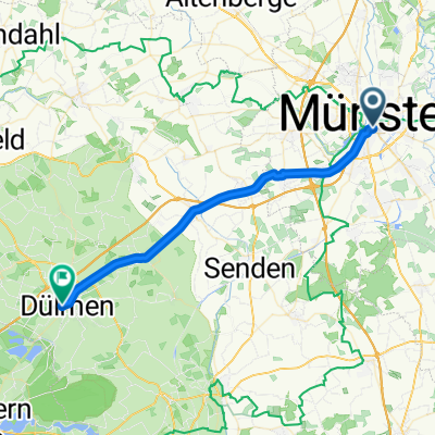 Engelstraße, Münster nach Borkener Straße, Dülmen