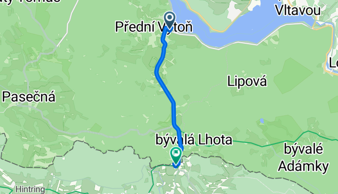 Přední Výtoň, Přední Výtoň nach Guglwald, Vorderweißenbach