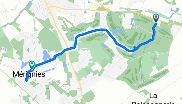 Route de Valenciennes, Templeuve-en-Pévèle à Rue de la Mousserie, Mérignies