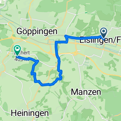 Von Eislingen/Fils bis Göppingen