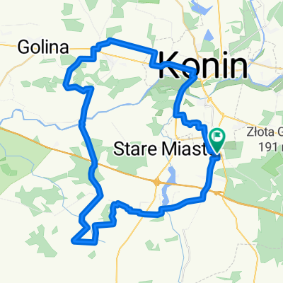 Zielony Zakątek, Żychlin do Zielony Zakątek, Żychlin