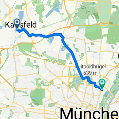 Nikolaus-Lenau-Straße, Karlsfeld nach Marktstraße, München