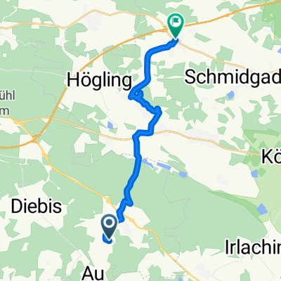 Breitenbrunn, Ebermannsdorf nach Schwärzermühlweg, Schmidgaden