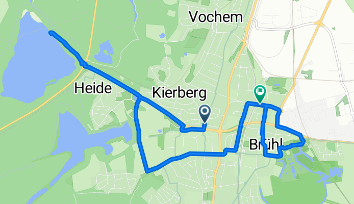 Mühlenbach to Kaiserstraße 46A