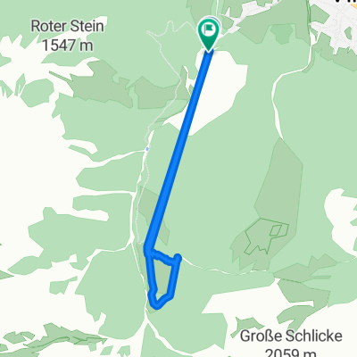 Fallweg nach Fallweg