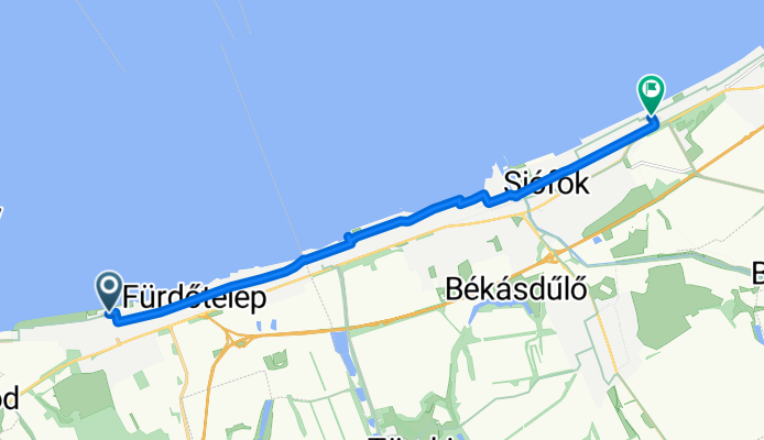 Rákóczi Ferenc utca, Zamárdi - Szt László utca, Siófok