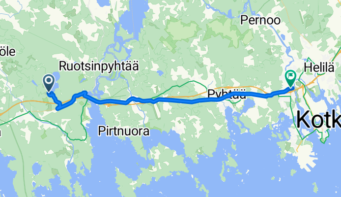 Särkjärventie to Mussalontie