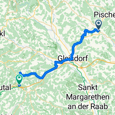 Großpesendorf, Ilztal nach Hauptstraße, Laßnitzhöhe