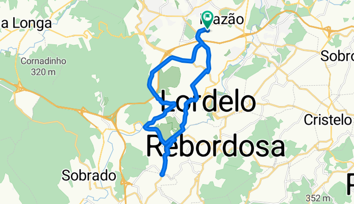Route in Paços de Ferreira